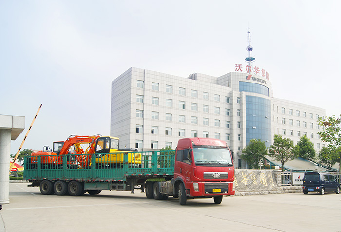 沃爾華集團2臺挖掘機再次出口委內瑞拉