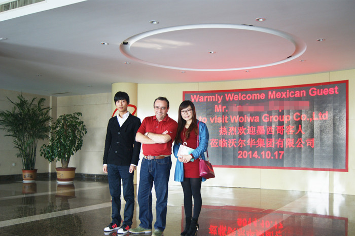 墨西哥客戶訪問沃爾華集團 墨西哥客戶訪問沃爾華集團