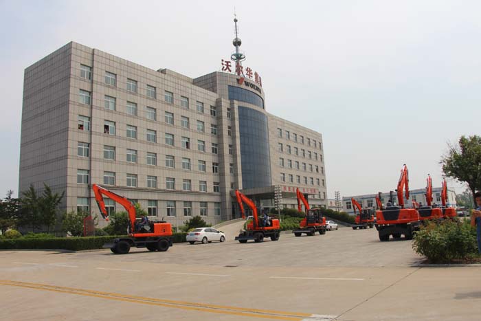 熱烈祝賀沃爾華集團 60臺輪式挖掘機批量出口泰國 熱烈祝賀沃爾華集團 60臺輪式挖掘機批量出口泰國